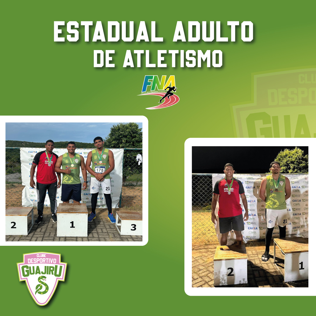 Estadual de Atletismo 2025 — arremesso de peso e disco